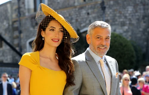 George și Amal Clooney la nunta lui Harry, GettyImages