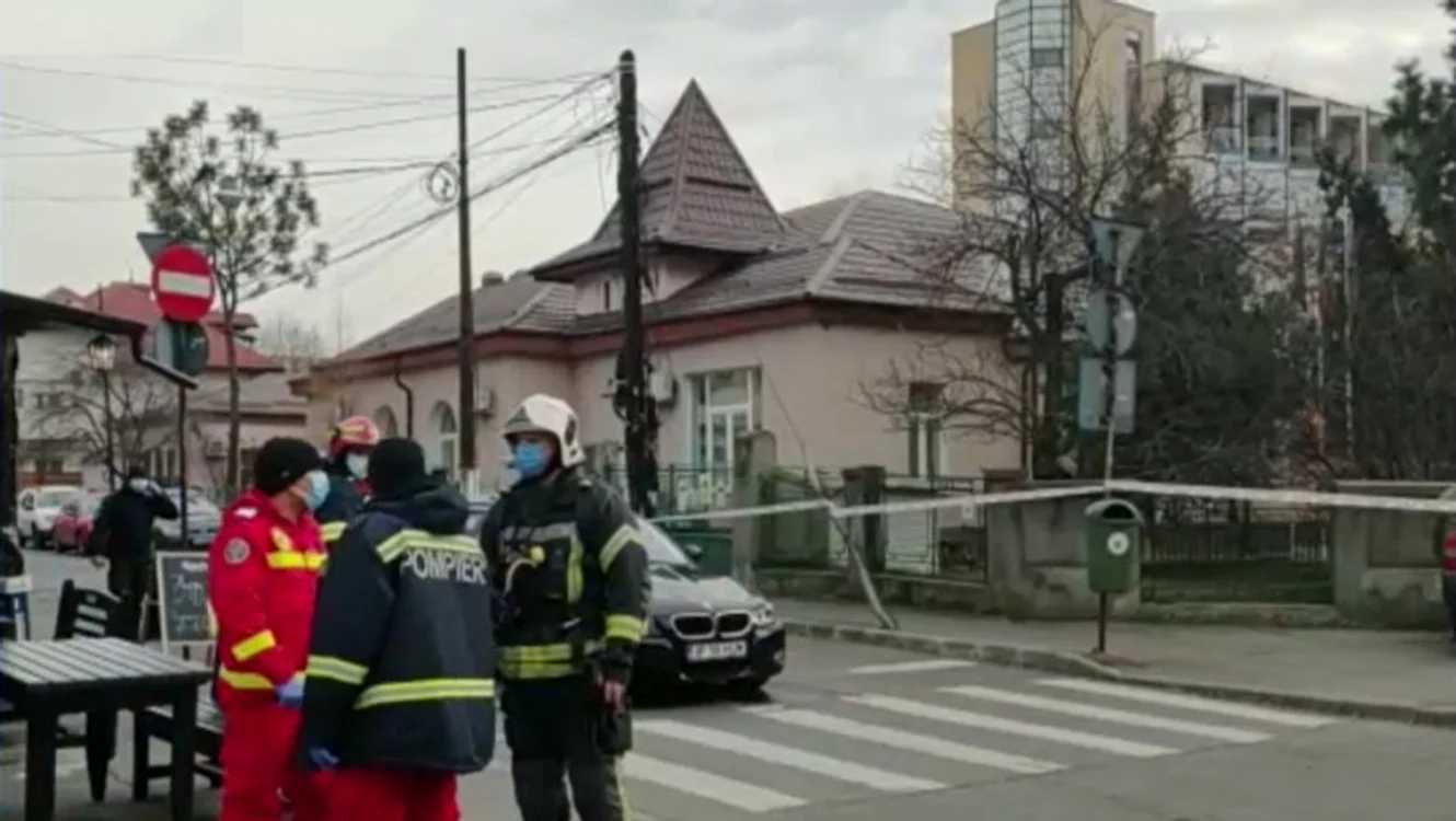 Alertă la o unitate militară din București. Foto: Captură Digi24