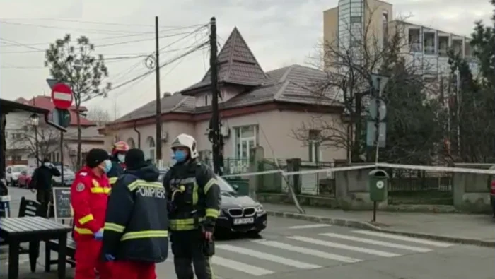 Alertă la o unitate militară din București. Foto: Captură Digi24