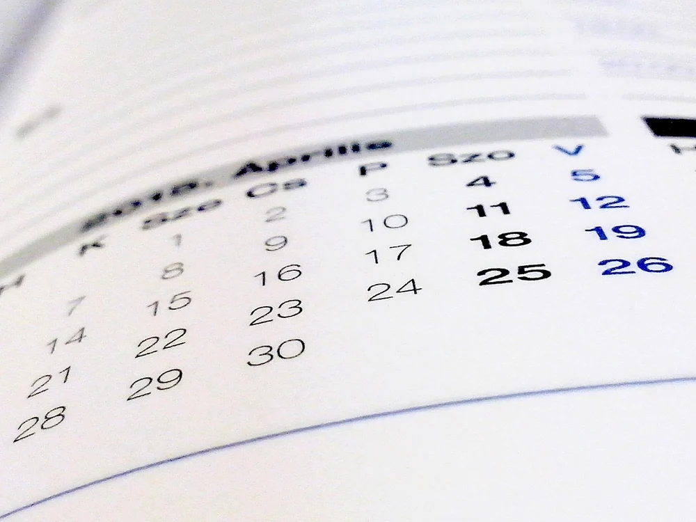 Calendar - Foto: Pixabay 