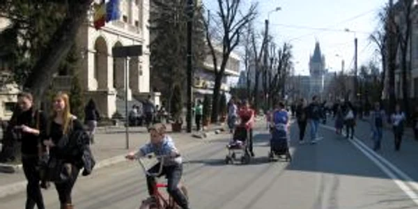 Sport în centrul Iaşiului