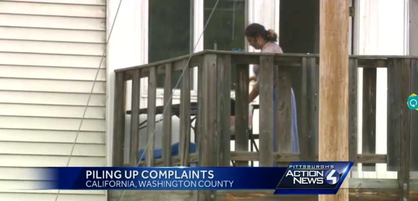 Familiile de romi au închiriat zeci de locuinţe FOTO: Action News 4 Pittsburgh