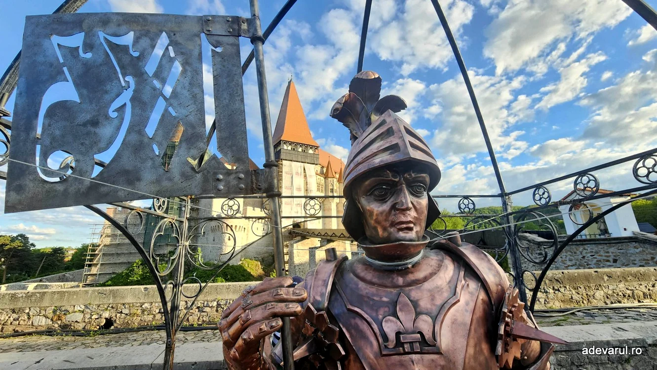 Cavalerul de la Castelul Corvinilor. Foto: Daniel Guță. ADEVĂRUL