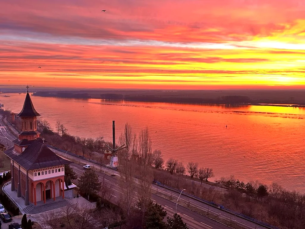 Dunărea la Galați / foto: P. Tudorache