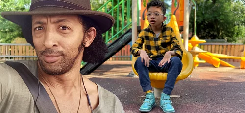   Kamara e un tată mândru, fiul lui, Leon, a împlinit 11 ani! 