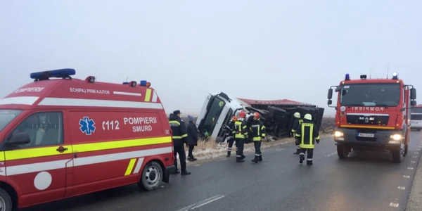 accident tir tr foto isu teleorman