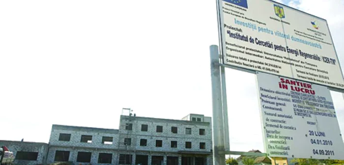 Institutul de Cercetări pentru Energie Regenerabilă, de pe strada Muzicescu, va costa la final 64 de milioane de lei.