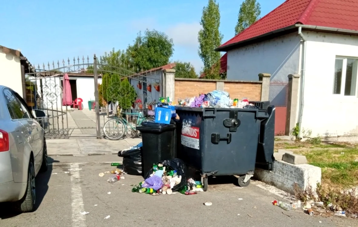 Deșeuri neridicate FOTO Garda de Mediu Arad