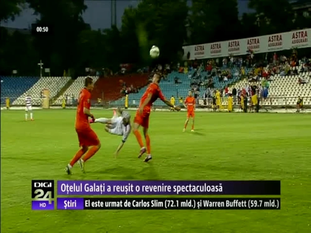 Astafei a punctat cu o „foarfecă“ superbă