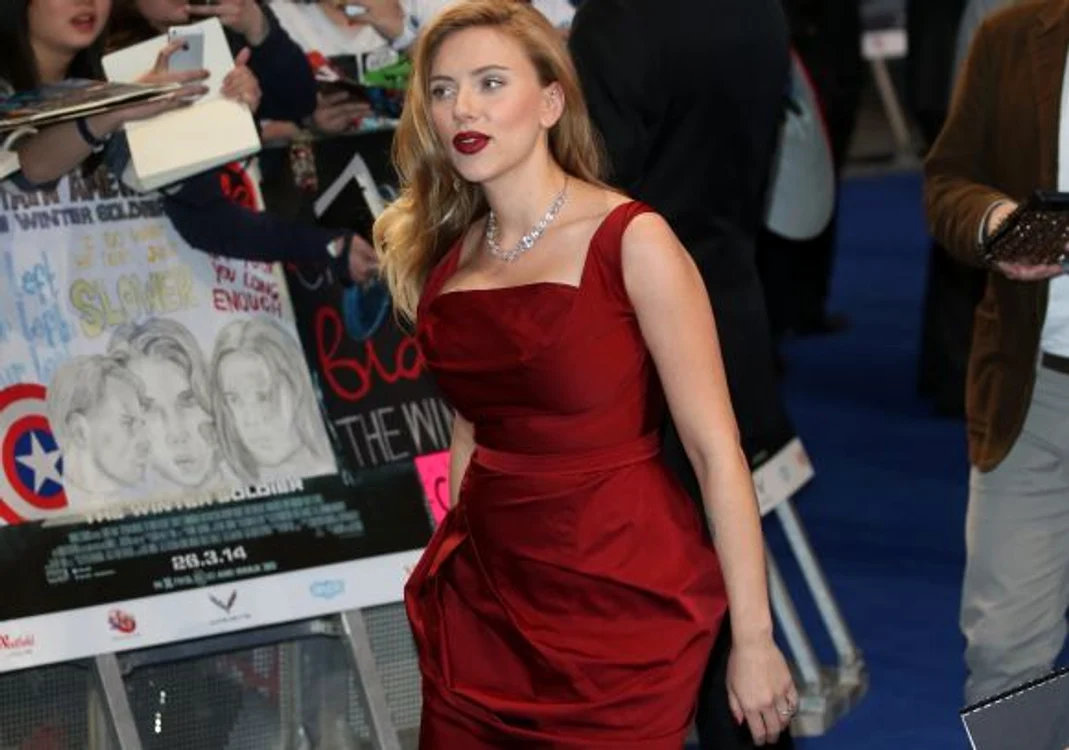 Scarlett Johansson la premiera "Captain America: The Winter Soldier"Foto Splash