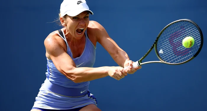 Simona Halep se antrenează din greu, în așteptarea deciziei în cazul de dopaj. Foto Getty images 