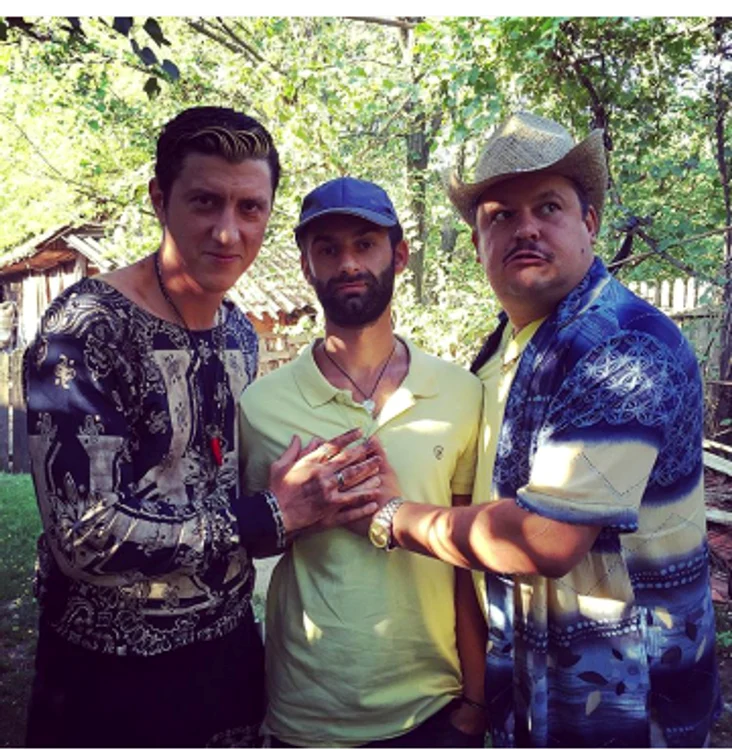 Paul Ipate, alături de Mihai Bobonete (Bobiţă) şi Constantin Diţă (Gianni)