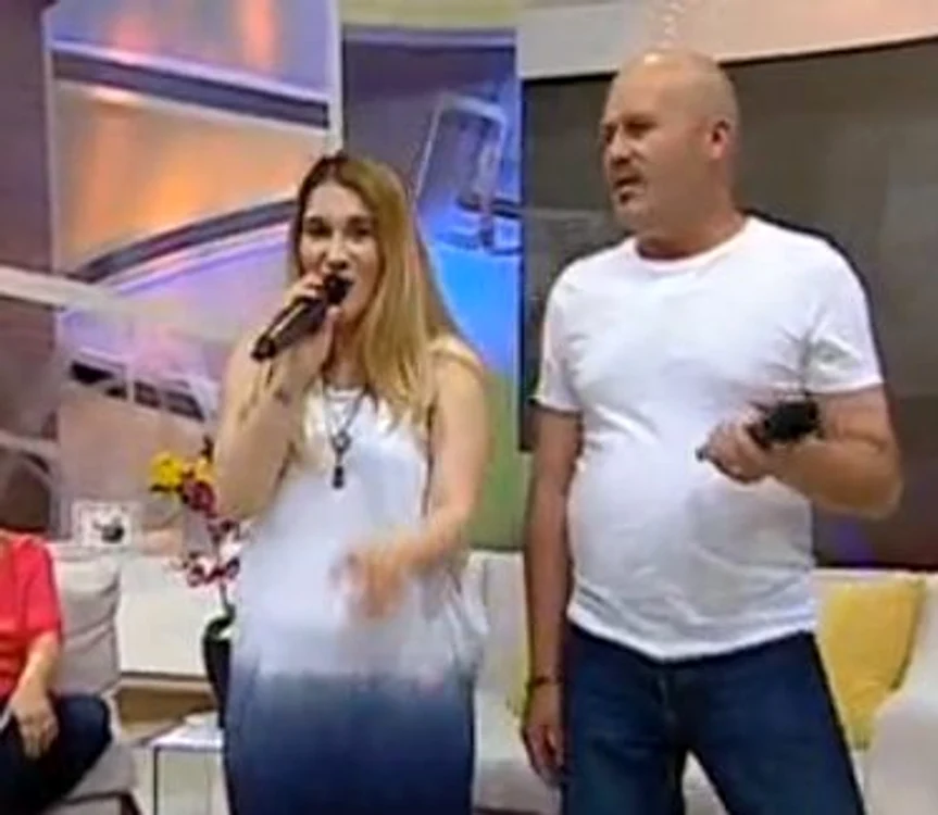 Adda și tatăl ei au cântat "Orașul adormit" la "Teo Show"