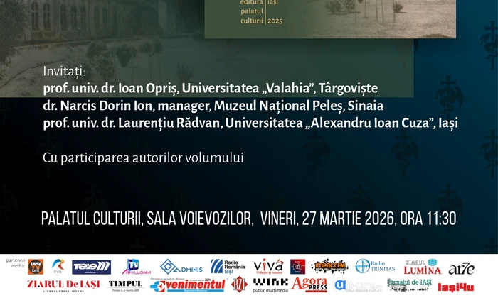 Volumul „Inaugurarea Palatului de Justiție din Iași. Reflecții în presa vremii”, lansat la Iași 