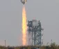Racheta New Shepard a companiei Blue Origin se ridică din Van Horn Texas cu Jeff Bezos Mark Bezos Oliver Daemen si Wally Funk la bord 20 iulie 2021 FOTO Getty Images / Joe Raedle