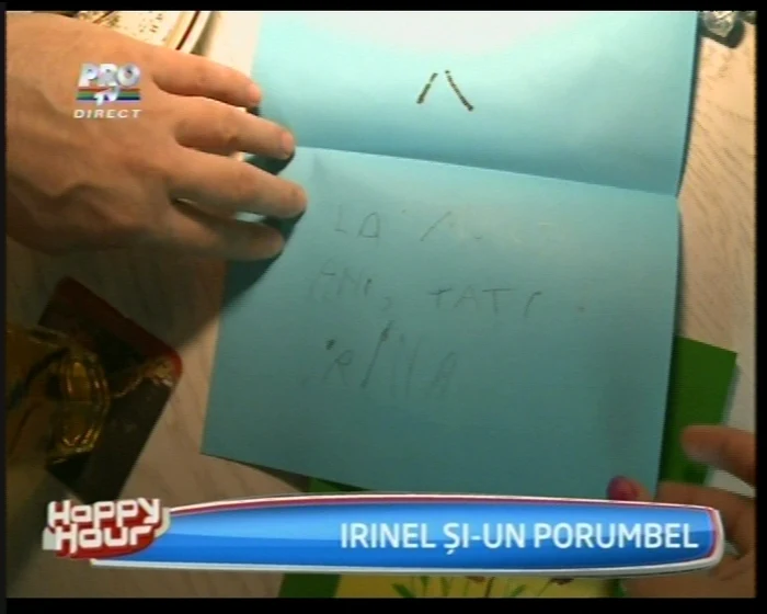 Irinel, trist de ziua lui