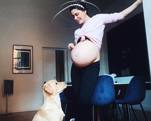 Catrinel Menghia a fost extrem de activă pe perioada sarciniiFoto: arhivă personală