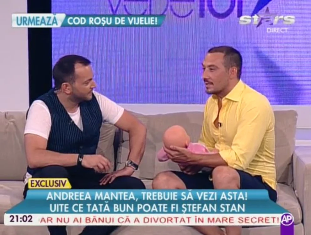 Ştefan Stan a luat lecţii de la tăticul Mihai Morar care are acasă două fetiţe