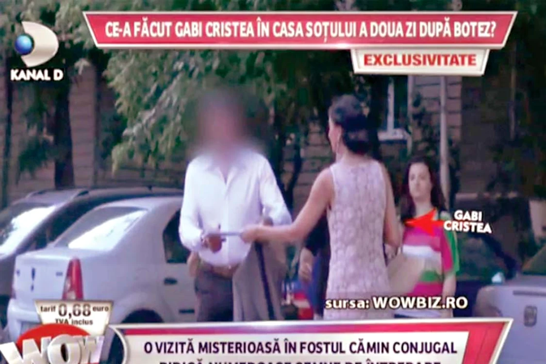 Marcel Toader și  Gabriela Cristea au  fost, vinerea trecută,  nași la botezul fiicei  Dianei Bișinicu