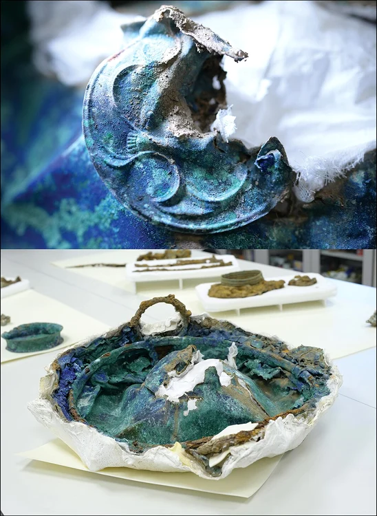 Caznul din Tezaurul 1 (© Alexander Jansen, Universitatea Durham)