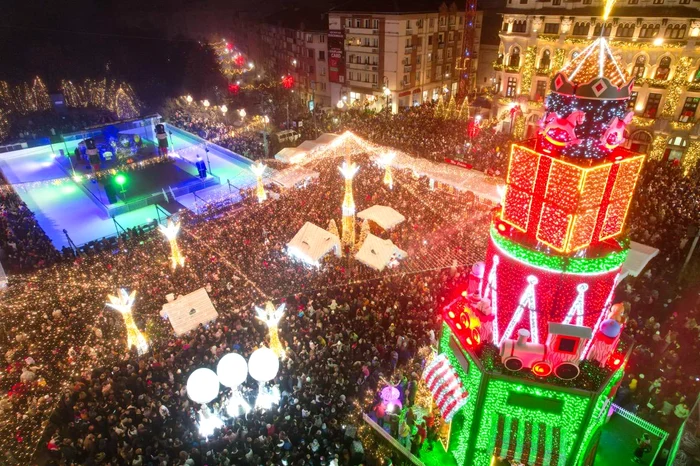 Târgul de Crăciun din Craiova s-a deschis în 14 noiembrie FOTO: FB/Lia Olguta Vasilescu