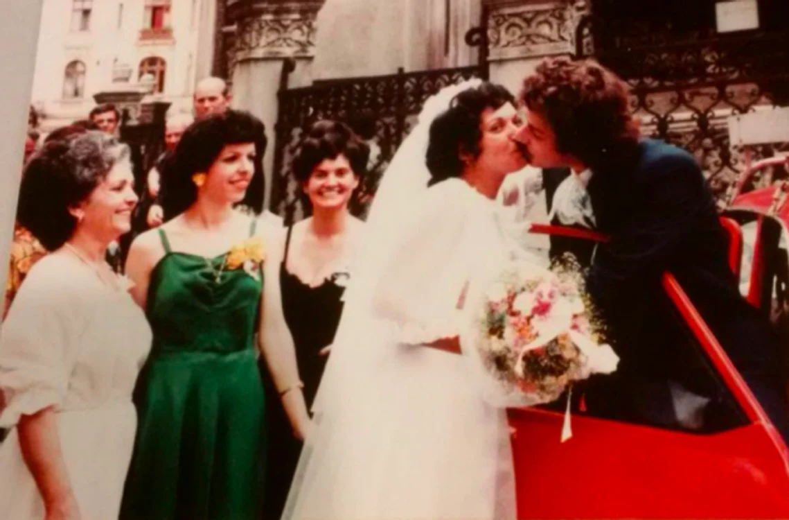 Nunta din 1981, pozată de Matt Hills Sursa Facebook Susan Hills Goldman
