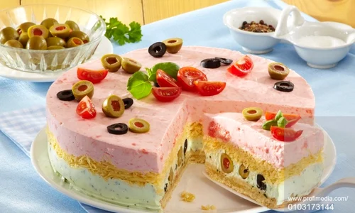 Savoury Cheese Cake (step by step) jpeg