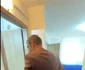 Intrarea în garsonieră. Foto: captură video Facebook
