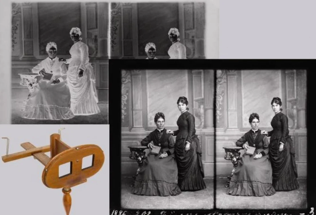 Fotografiile stereoscopice au fost realizate la începutul anilor 1900