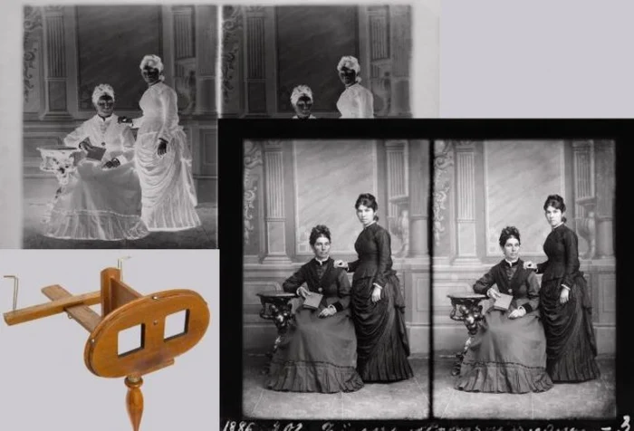 Fotografiile stereoscopice au fost realizate la începutul anilor 1900