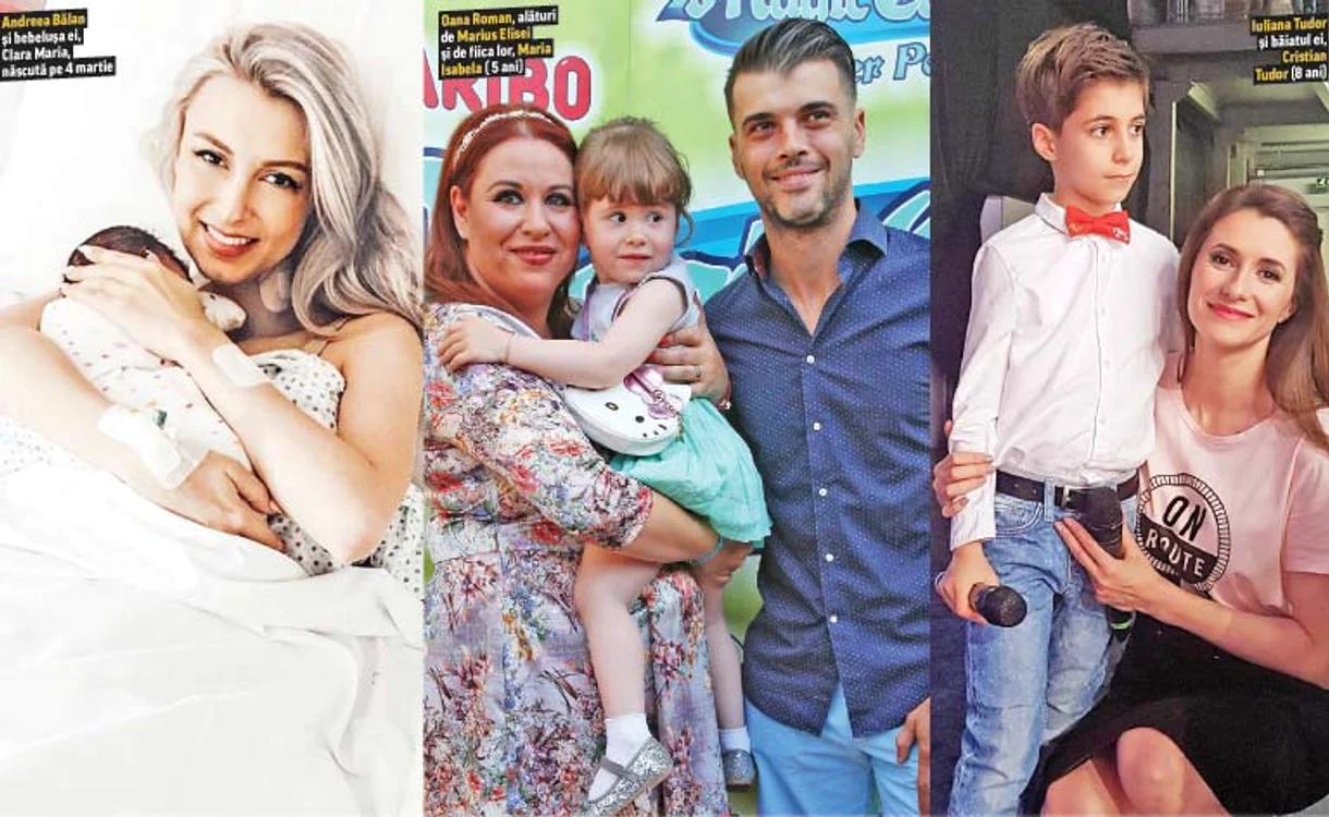 
    Andreea Bălan a făcut stop cardiac,  Oana Roman a suferit complicaţii la operaţia de cezariană,  iar Iuliana Tudor are o boală a sângelui  