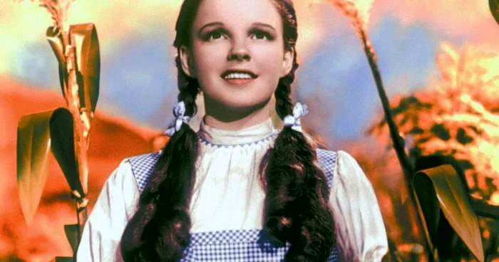 Judy Garland, în filmul fantastic „Vrăjitorul din Oz“ FOTO:outnow.ch