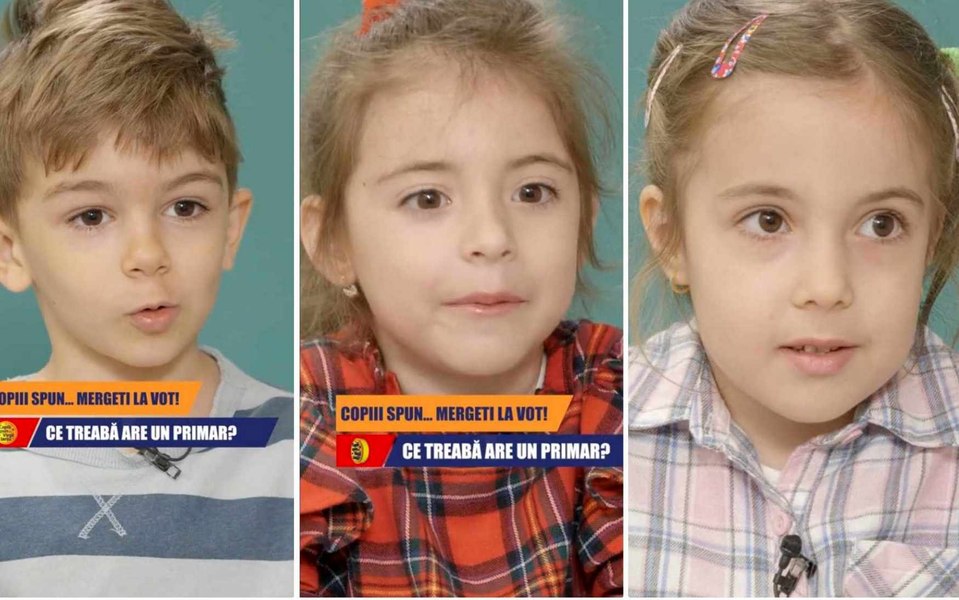 Răspunsuri amuzante la „Copiii Spun, cu Virgil Ianțu” despre... alegeri: „Primarul are treaba să livreze... colete” VIDEO