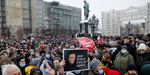 Protest susţinere Alexei Navalnîi - Rusia / 23 ian 2021 / FOTO EPA - EFE