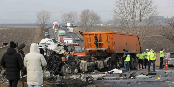 Accident în apropiere de Iaşi. FOTO Inquam Photos- Liviu Chirica