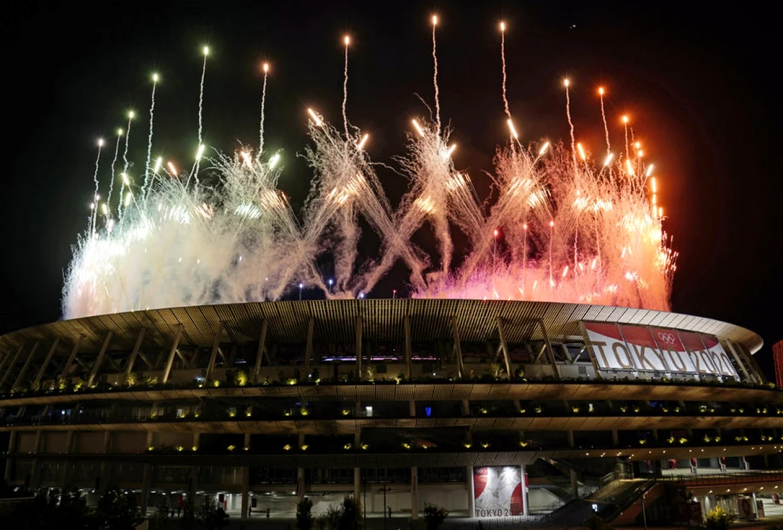 Ceremonia de închidere a Jocurilor Olimpice de la Tokyo 2020 8 august 2021 FOTO EPA-EFE