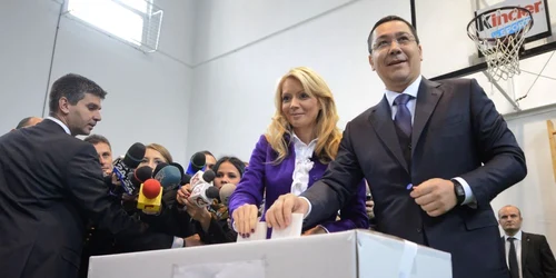 Alegeri prezidentiale 2014 Victor Ponta Daciana Sarbu FOTO AP