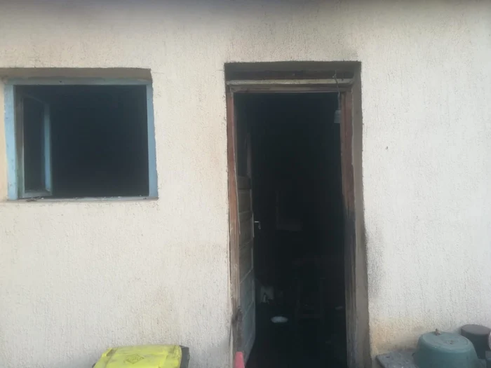 Locuinţa unde a avut loc incendiul