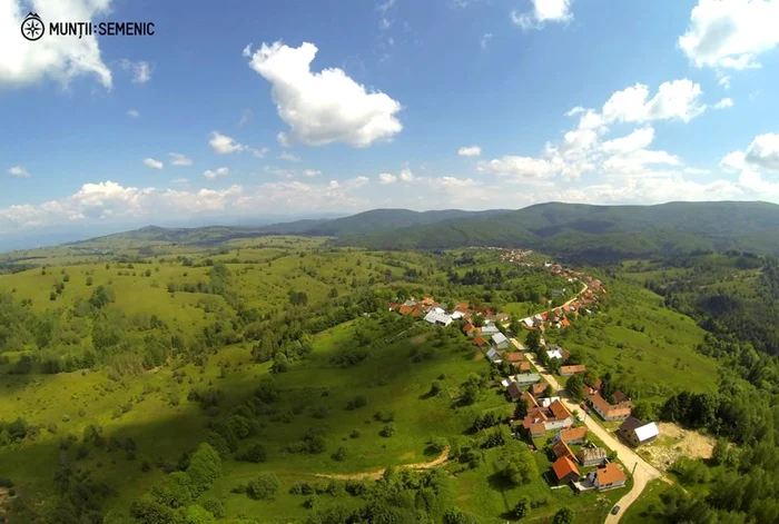 Imagini aeriene din Munţii Banatului FOTO Facebook/Muntii Semenic