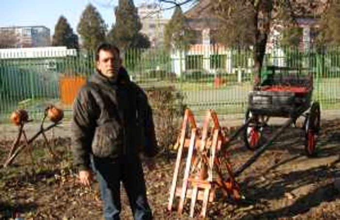 Şareta din anul 1940 este piesa de bază a parcului