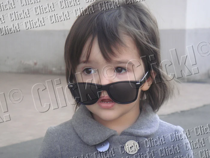 Fetiţa lui Adrian Cristea, Rania Adriana, este o domnişoară foarte elegantă.