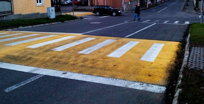 Trecere pentru pietoni, supraînălțată. FOTO Primăria Iași