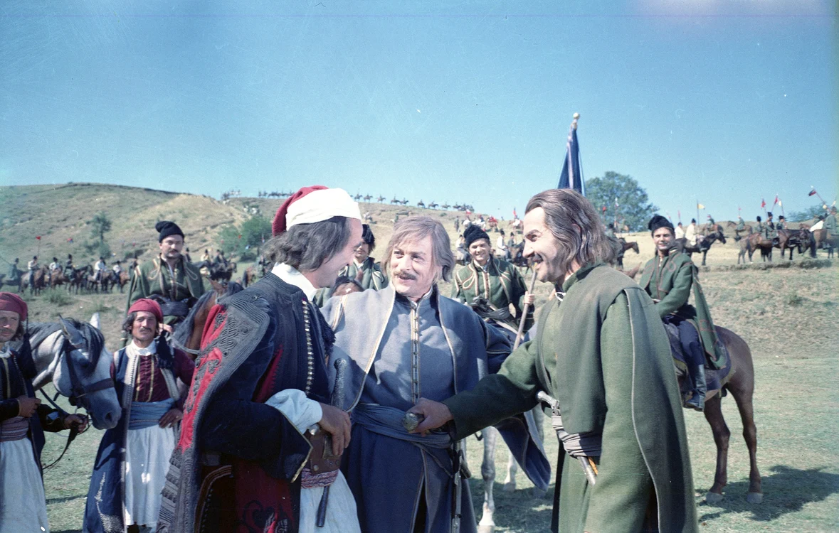 Veselie pe platoul de filmare. FOTO Arhiva personală Ștefan Eugen Chiriac
