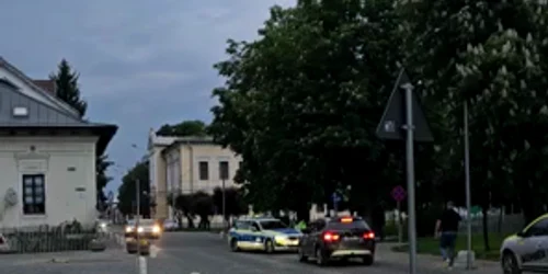 Bărbatul a fost dat jos din mașina de taxi și încătușat de oamenii legii