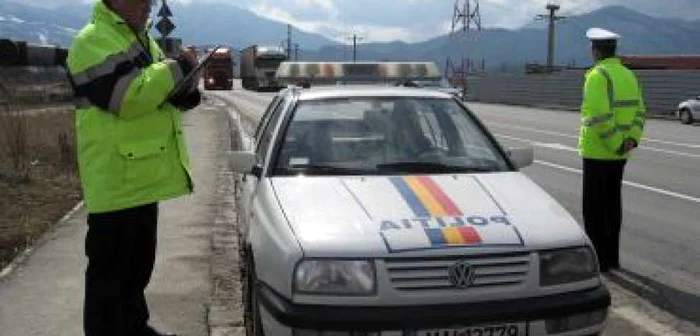 Poliţiştii l-au prins pe suspect la Rucăr Foto: arhivă