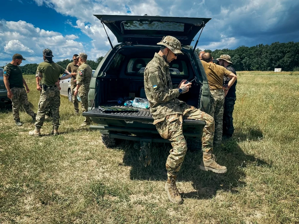 Operator de dronă în Ucraina FOTO AFP