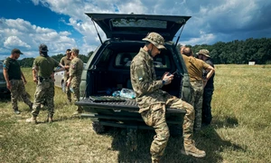 Operator de dronă în Ucraina FOTO AFP