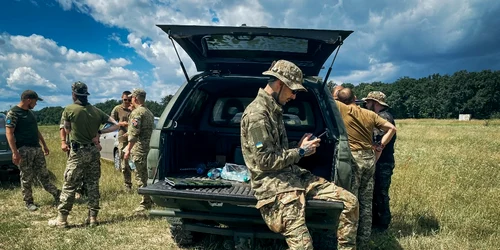 Operator de dronă în Ucraina FOTO AFP