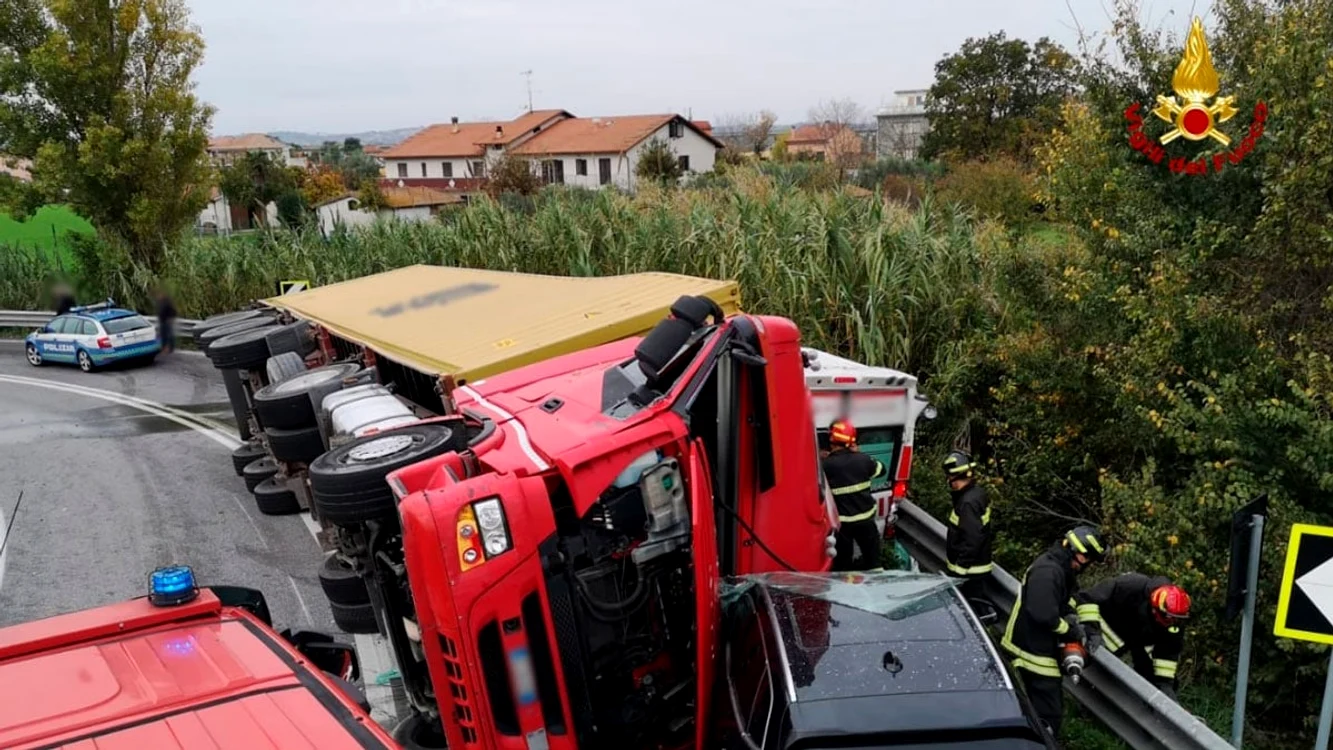 Două persoane au murit în urma accidentului produs de un șofer român Foto:  Il Matino