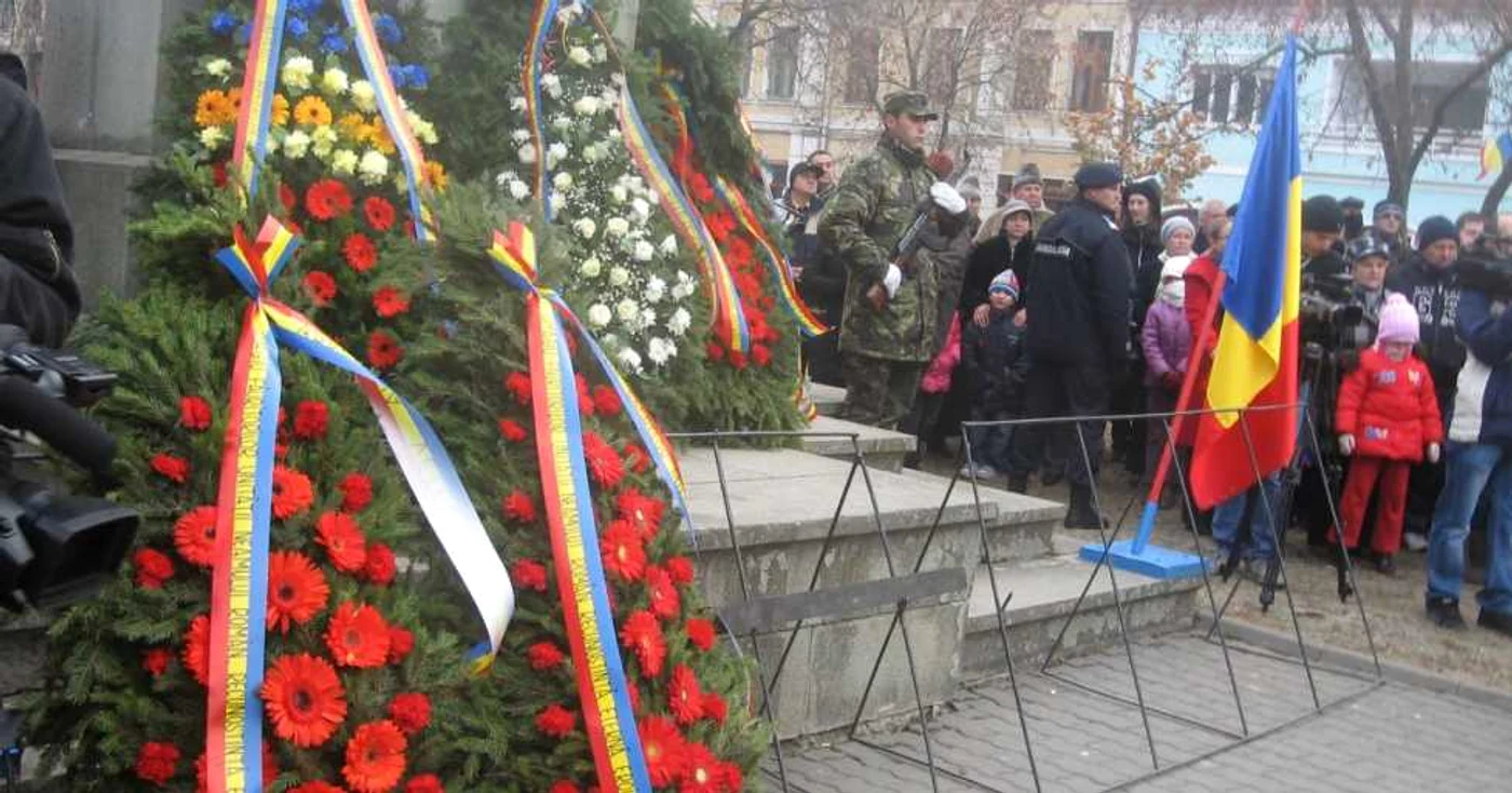 Depuneri de coroane la Bistriţa de 1Decembrie